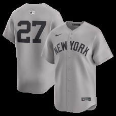 Джерси New York Yankees Giancarlo Stanton Nike Gray Road Limited Player