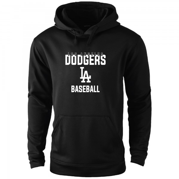 Los Angeles Dodgers Dunbrooke Black Champion Pullover Hoodie