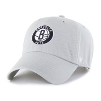 Бейсболка Brooklyn Nets 47 Gray Core Logo Clean Up
