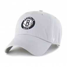 Бейсболка Brooklyn Nets 47 Gray Core Logo Clean Up
