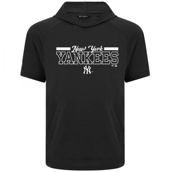 Levelwear New York Yankees Black Phase Vanguard Hoodie T-Shirt