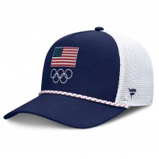 Бейсболка Team USA Fanatics Oath Rope Trucker - Navy/White