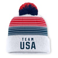 Шапка с помпоном Team USA Fanatics Medalist - White