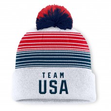 Шапка с помпоном Team USA Fanatics Medalist - White