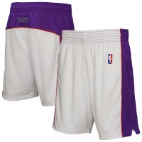 Toronto Raptors Mitchell & Ness White Authentic Shorts