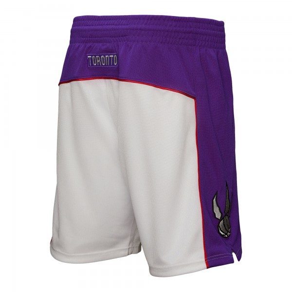 Toronto Raptors Mitchell & Ness White Authentic Shorts