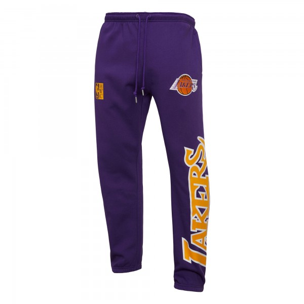 Los Angeles Lakers Mitchell & Ness Purple Hardwood Classics Team Origins Pants