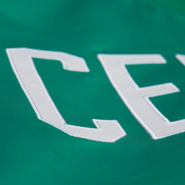 Unisex Boston Celtics Mitchell & Ness Kelly Green Vintage Team Origins Satin Full-Snap Jacket