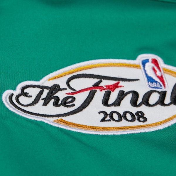 Unisex Boston Celtics Mitchell & Ness Kelly Green Vintage Team Origins Satin Full-Snap Jacket