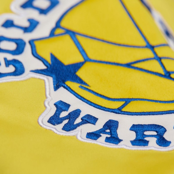 Куртка на кнопках Unisex Golden State Warriors Mitchell & Ness Royal Vintage Team Origins Satin