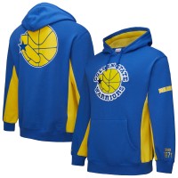 Толстовка Golden State Warriors Mitchell & Ness Royal Hardwood Classics Team Origins Fleece