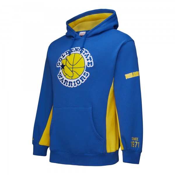 Толстовка Golden State Warriors Mitchell & Ness Royal Hardwood Classics Team Origins Fleece