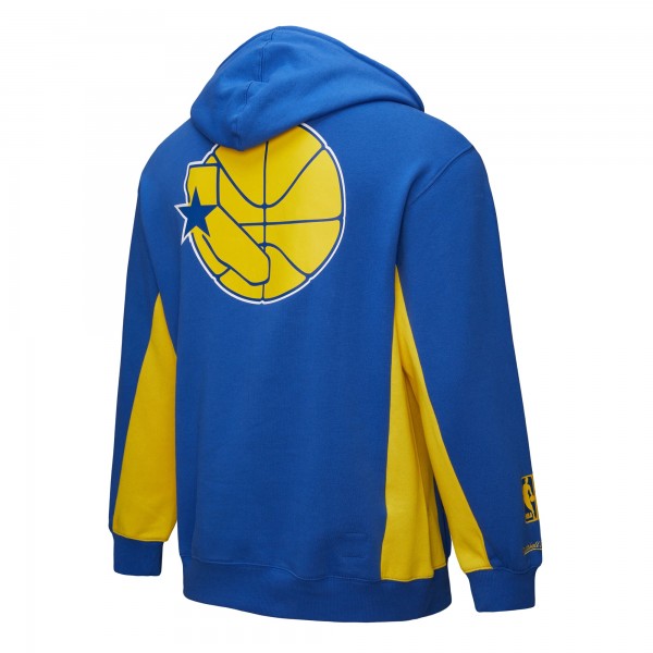 Толстовка Golden State Warriors Mitchell & Ness Royal Hardwood Classics Team Origins Fleece