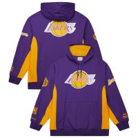 Толстовка Los Angeles Lakers Mitchell & Ness Purple Hardwood Classics Team Origins Fleece