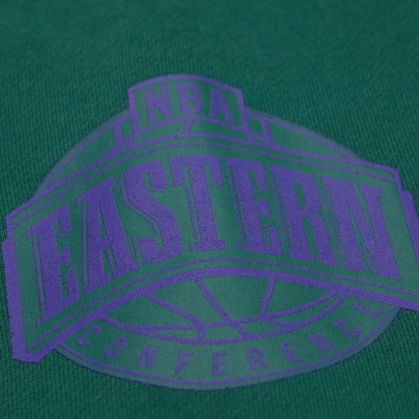 Milwaukee Bucks Mitchell & Ness Hunter Green Hardwood Classics Team Origins Fleece Pullover Hoodie