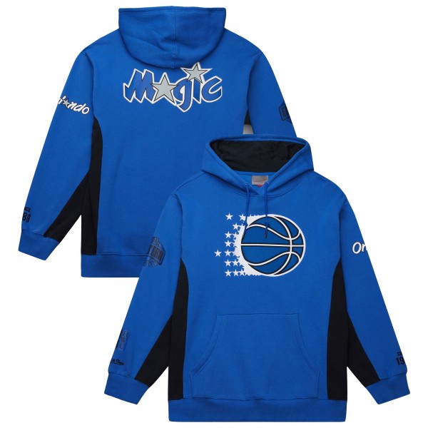 Толстовка Orlando Magic Mitchell & Ness Blue Hardwood Classics Team Origins Fleece