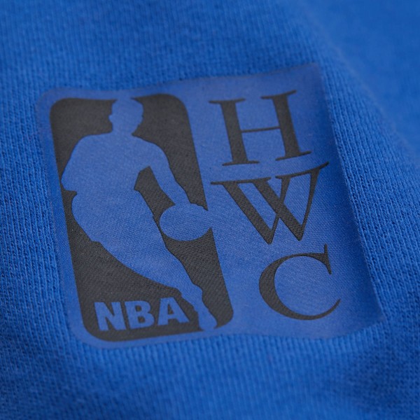 Толстовка Orlando Magic Mitchell & Ness Blue Hardwood Classics Team Origins Fleece