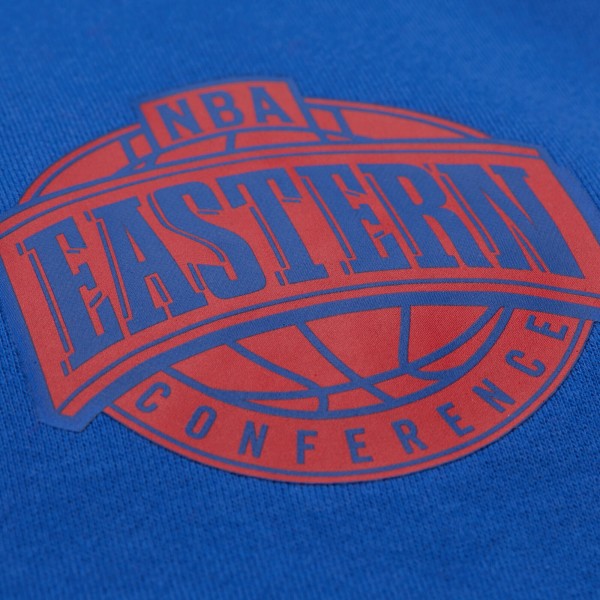 Philadelphia 76ers Mitchell & Ness Royal Hardwood Classics Team Origins Fleece Pullover Hoodie