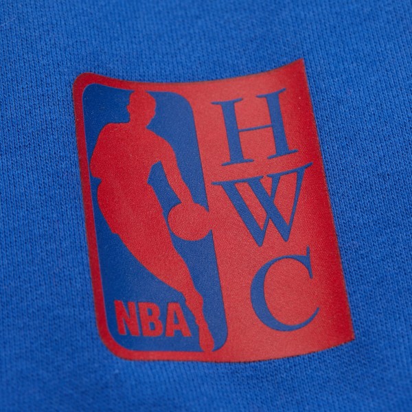 Philadelphia 76ers Mitchell & Ness Royal Hardwood Classics Team Origins Fleece Pullover Hoodie