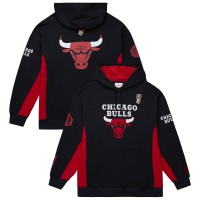 Толстовка Chicago Bulls Mitchell & Ness Black Hardwood Classics Team Origins Fleece