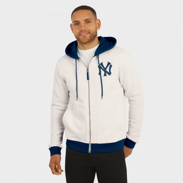 Толстовка на молнии New York Yankees Darius Rucker Collection by Fanatics Cream Polar Fleece