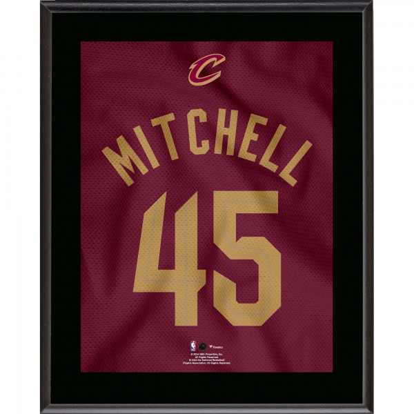 Donovan Mitchell Cleveland Cavaliers Fanatics Authentic 10.5 x 13 Jersey Number Sublimated Player Plaque