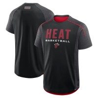 Miami Heat Fanatics Black Inbound Pass Play Practice T-Shirt