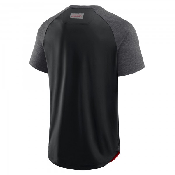 Miami Heat Fanatics Black Inbound Pass Play Practice T-Shirt