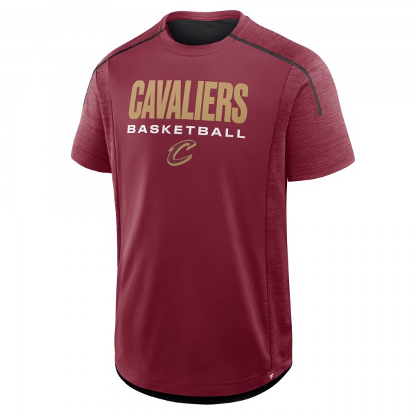 Cleveland Cavaliers Fanatics Wine Inbound Pass Play Practice T-Shirt