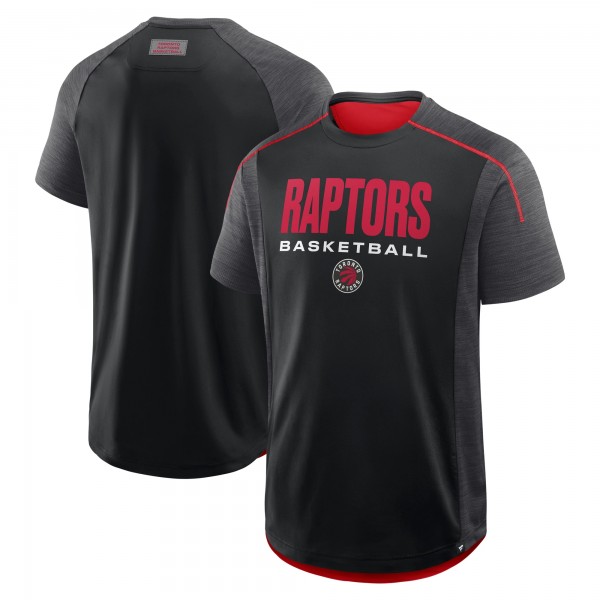 Toronto Raptors Fanatics Black Inbound Pass Play Practice T-Shirt