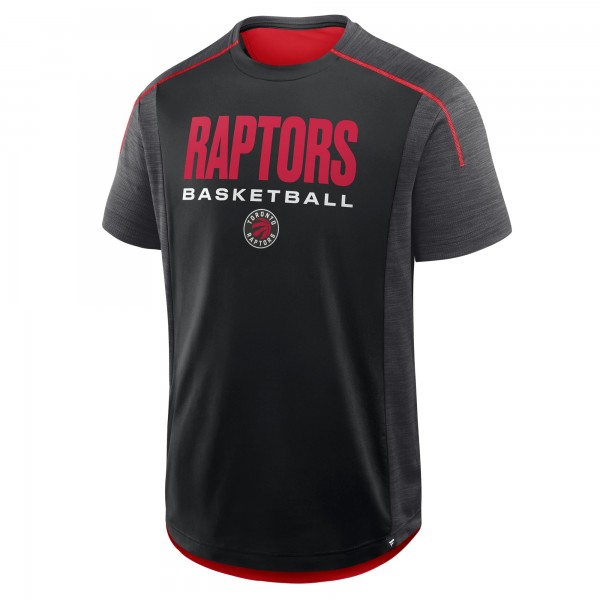 Toronto Raptors Fanatics Black Inbound Pass Play Practice T-Shirt