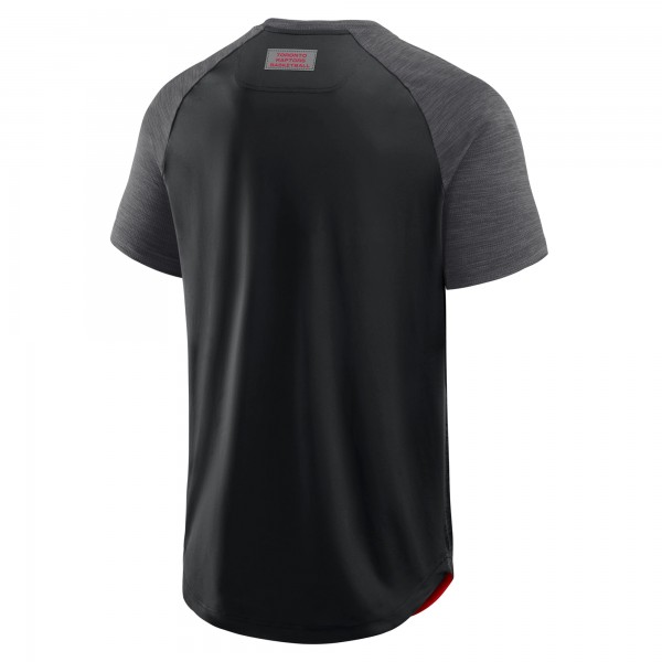 Toronto Raptors Fanatics Black Inbound Pass Play Practice T-Shirt