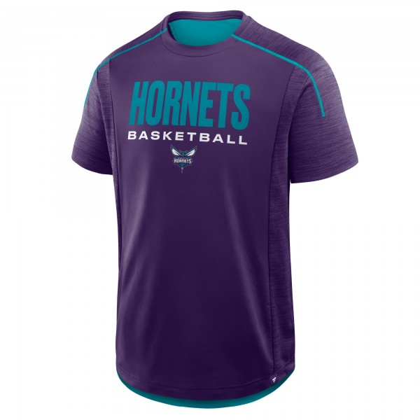 Charlotte Hornets Fanatics Purple Inbound Pass Play Practice T-Shirt