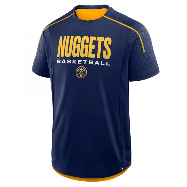 Denver Nuggets Fanatics Navy Inbound Pass Play Practice T-Shirt