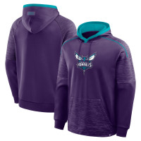 Charlotte Hornets Fanatics Purple Pick & Roll Defender Pullover Hoodie