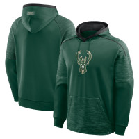 Milwaukee Bucks Fanatics Hunter Green Pick & Roll Defender Pullover Hoodie