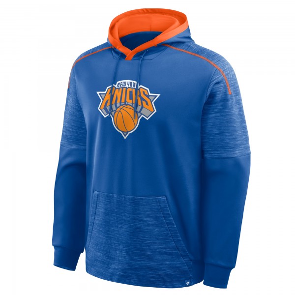 New York Knicks Fanatics Blue Pick & Roll Defender Pullover Hoodie