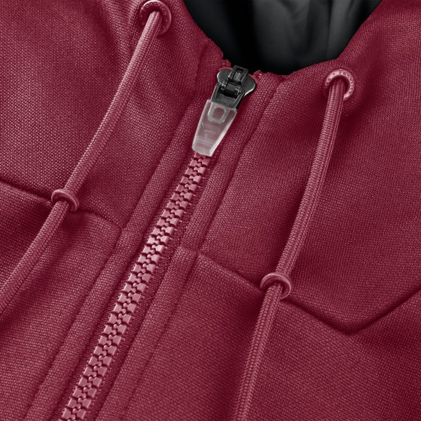 Cleveland Cavaliers Fanatics Wine Back Door Cut Play Defender Full-Zip Hoodie