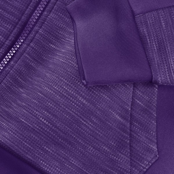 Толстовка на молнии Los Angeles Lakers Fanatics Purple Back Door Cut Play Defender