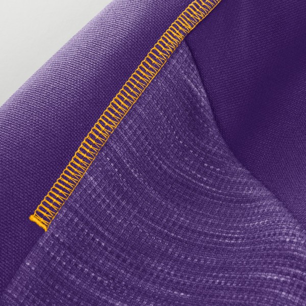 Толстовка на молнии Los Angeles Lakers Fanatics Purple Back Door Cut Play Defender