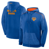 Толстовка New York Knicks Fanatics Blue Back Door Cut Play Defender Full-Zip