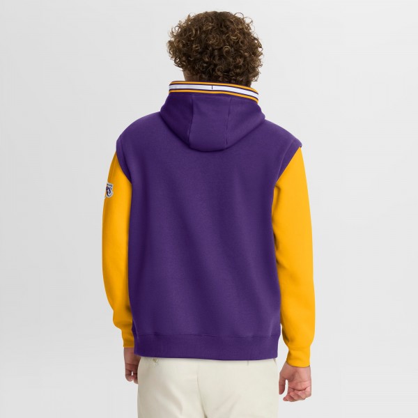 Толстовка Los Angeles Lakers Fanatics Purple/Gold Half Court Shot Clock Fastbreak