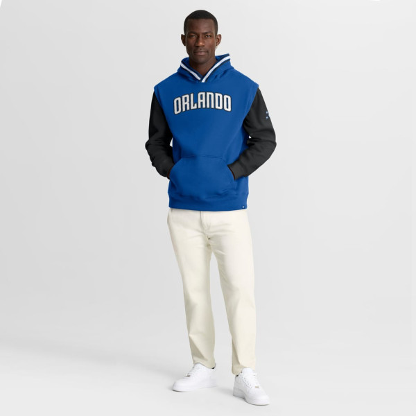 Толстовка Orlando Magic Fanatics Blue/Black Half Court Shot Clock Fastbreak