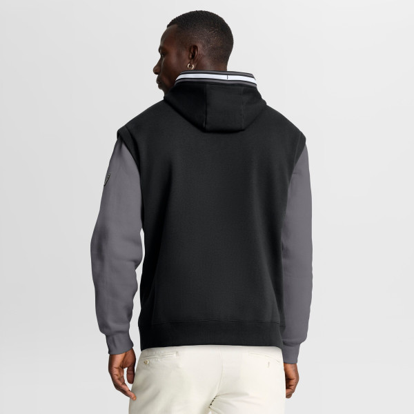 Толстовка San Antonio Spurs Fanatics Black/Gray Half Court Shot Clock Fastbreak
