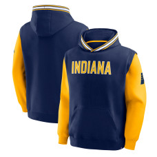 Indiana Pacers Fanatics Navy/Gold Half Court Shot Clock Fastbreak Hoodie