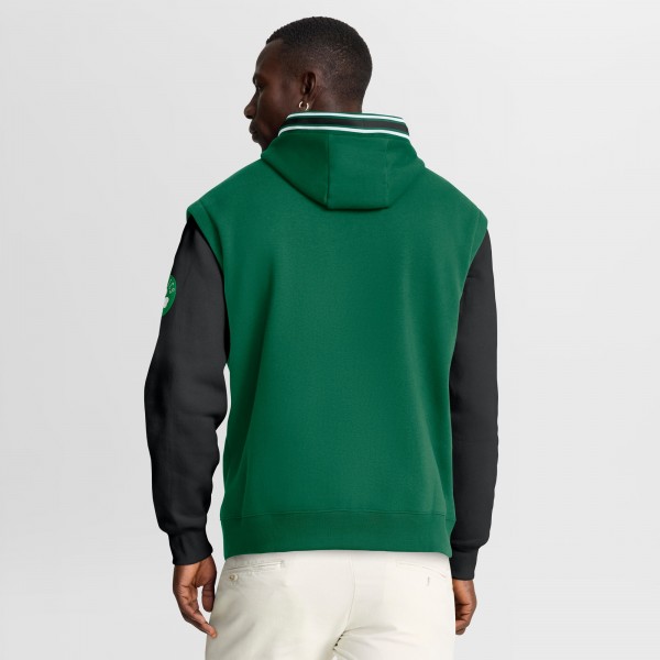 Boston Celtics Fanatics Kelly Green/Black Half Court Shot Clock Fastbreak Hoodie