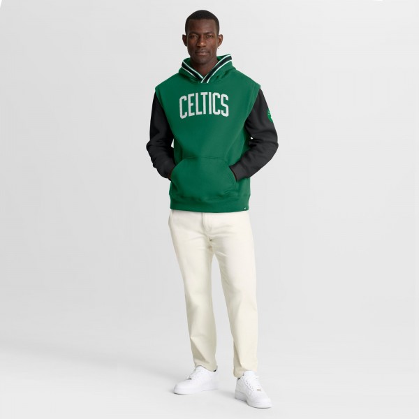 Boston Celtics Fanatics Kelly Green/Black Half Court Shot Clock Fastbreak Hoodie