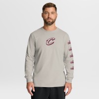 Cleveland Cavaliers Fanatics Cream Crossover Collection Ball Screen Action Premium Long Sleeve T-Shirt