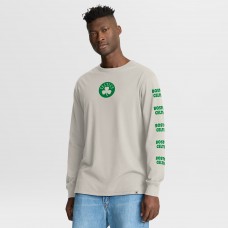Boston Celtics Fanatics Cream Crossover Collection Ball Screen Action Premium Long Sleeve T-Shirt