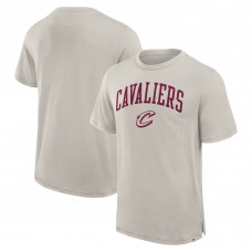Cleveland Cavaliers Fanatics Cream Crossover Collection Pull Up Jumper Shot Premium T-Shirt
